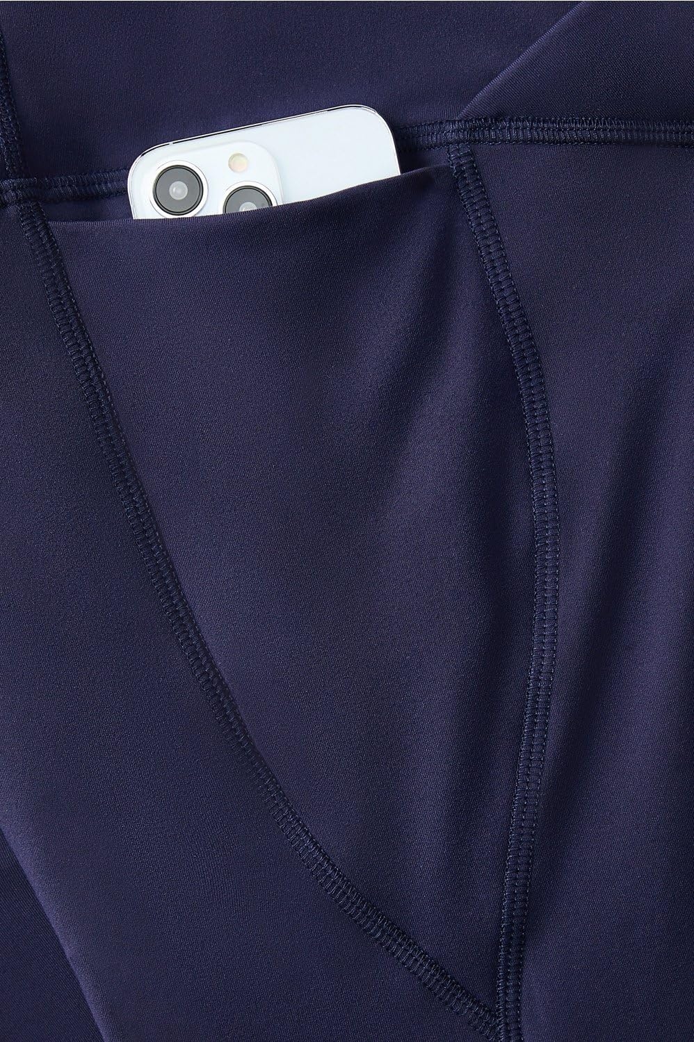 image:imageFabletics Womens Oasis PureLuxe HighWaisted LeggingDeep Navy Crossover
