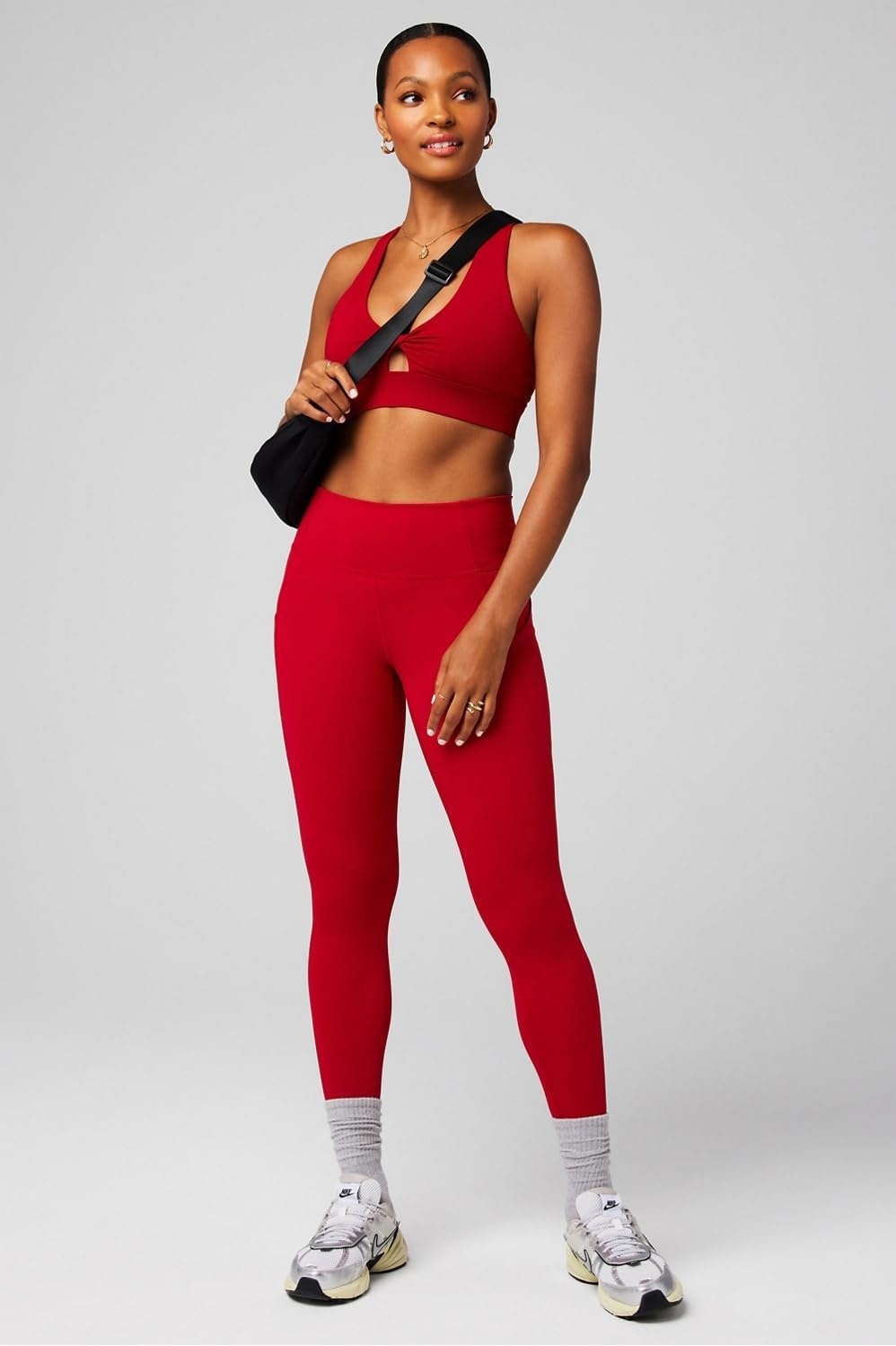 image:imageFabletics Womens Oasis PureLuxe HighWaisted LeggingHolly Berry