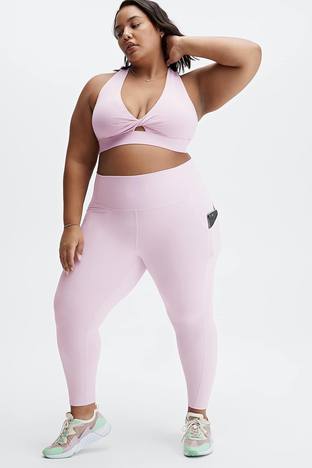 image:imageFabletics Womens Oasis PureLuxe HighWaisted LeggingIcy Lavender