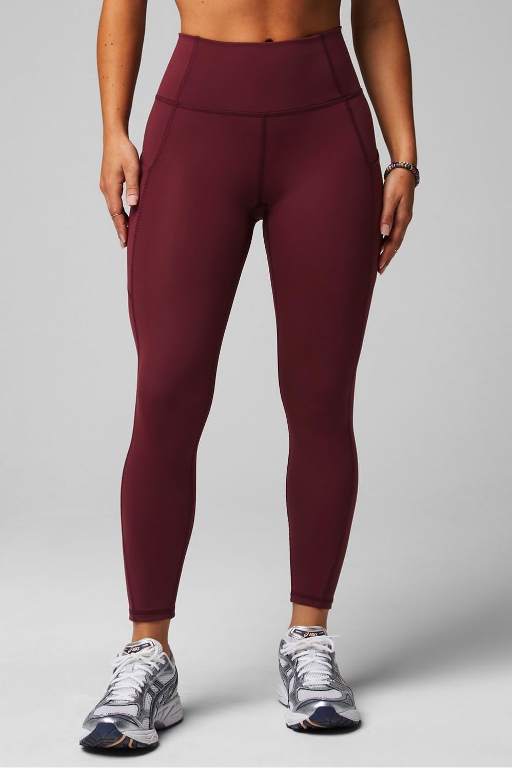 image:imageFabletics Womens Oasis PureLuxe HighWaisted LeggingMerlot