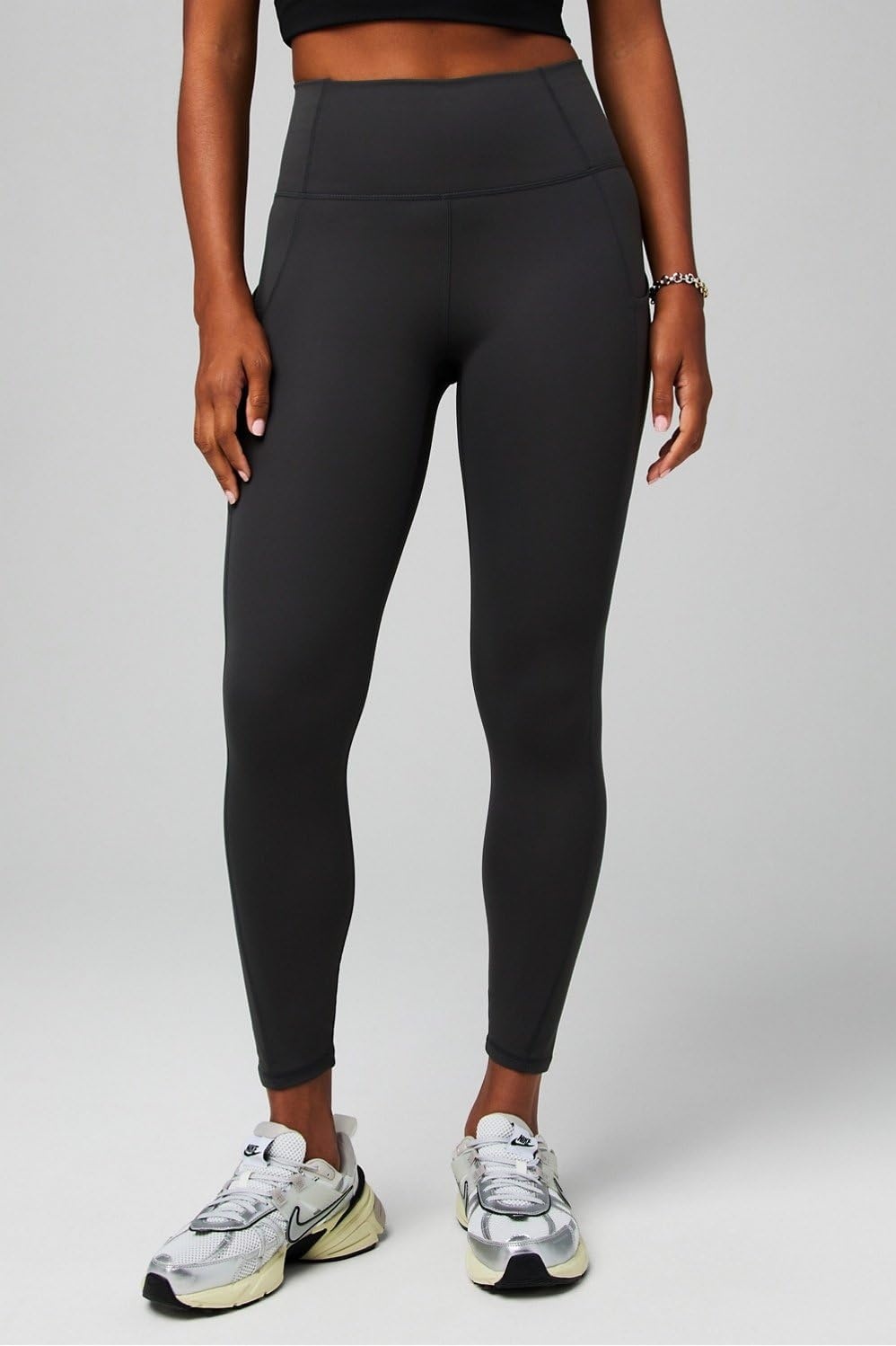 image:imageFabletics Womens Oasis PureLuxe HighWaisted LeggingMidnight