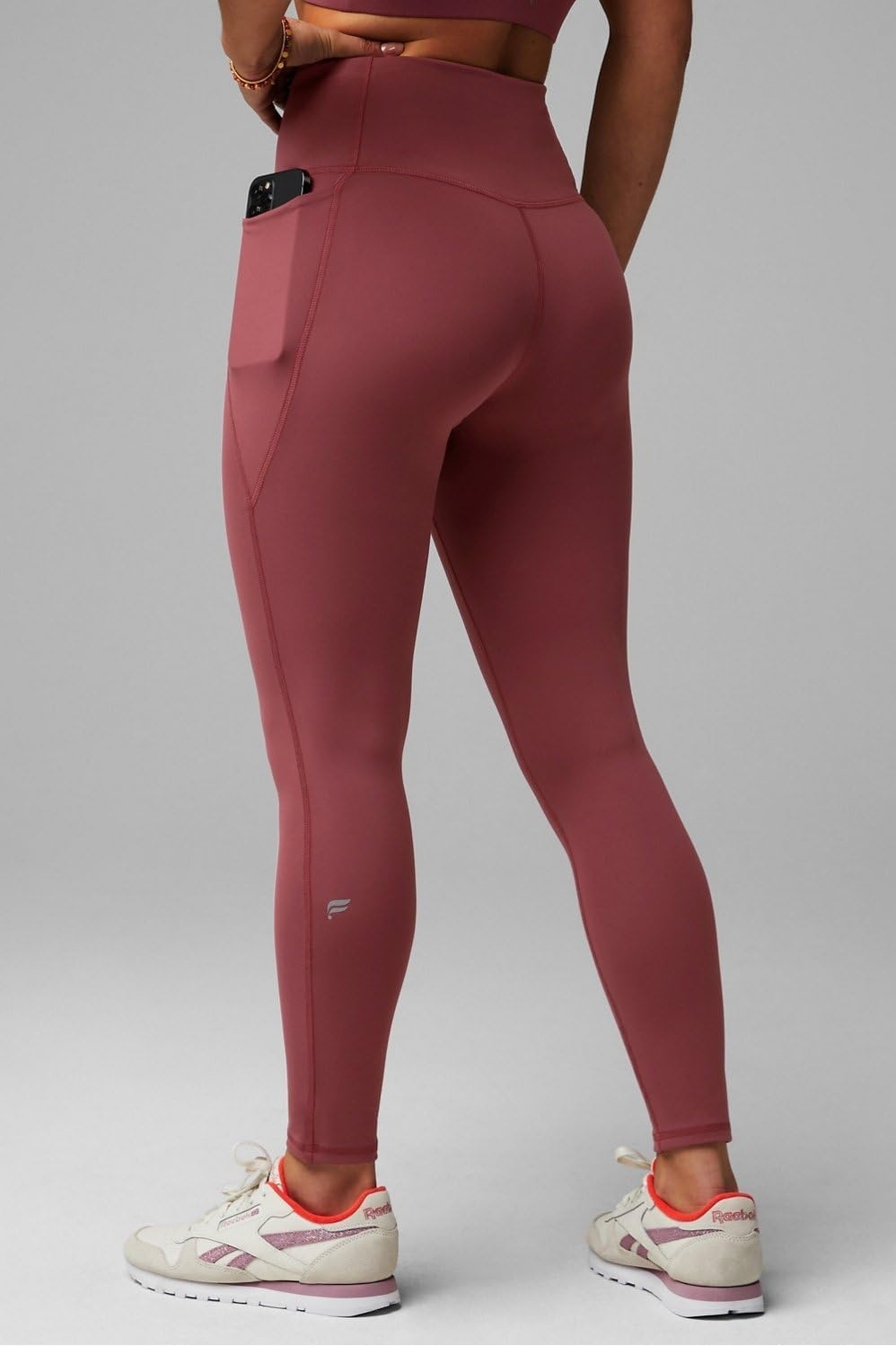 image:imageFabletics Womens Oasis PureLuxe HighWaisted LeggingMoonlight Mauve