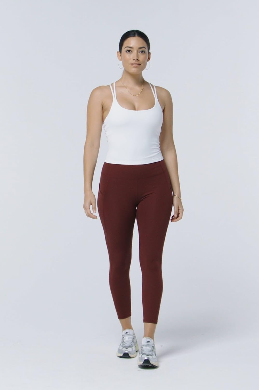 image:imageFabletics Womens Oasis PureLuxe HighWaisted LeggingOxblood