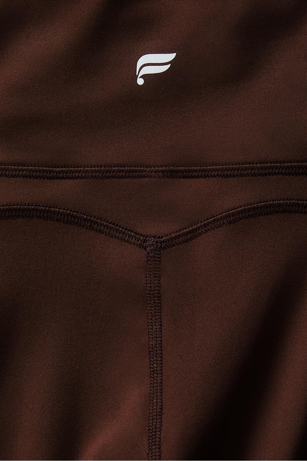 image:imageFabletics Womens Oasis Pureluxe HighWaisted Kick Flare Light Compression Buttery SoftCacao