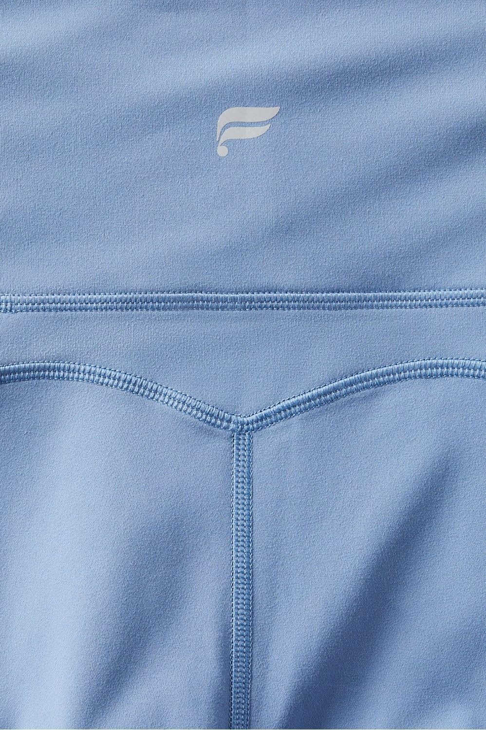 image:imageFabletics Womens Oasis Pureluxe HighWaisted Kick Flare Light Compression Buttery SoftElemental Blue