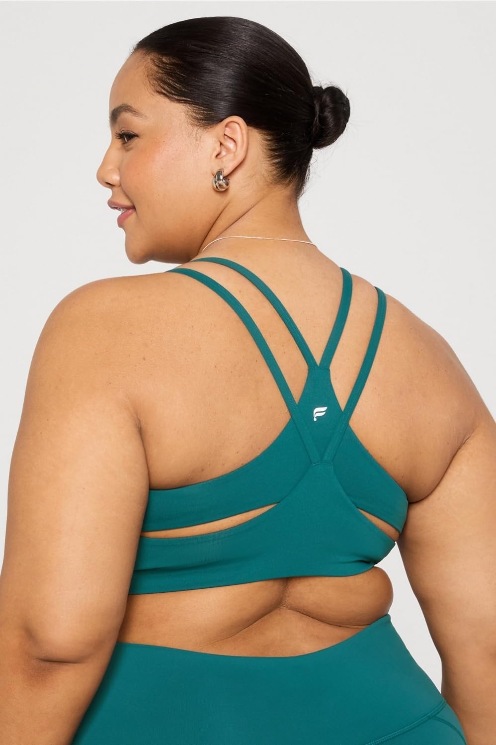 image:imageFabletics Womens Principal LowImpact BraGreen Abyss