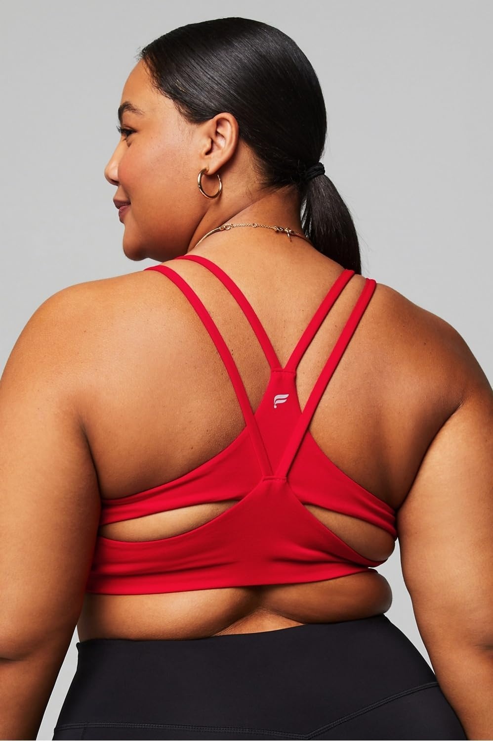image:imageFabletics Womens Principal LowImpact BraHeated Red