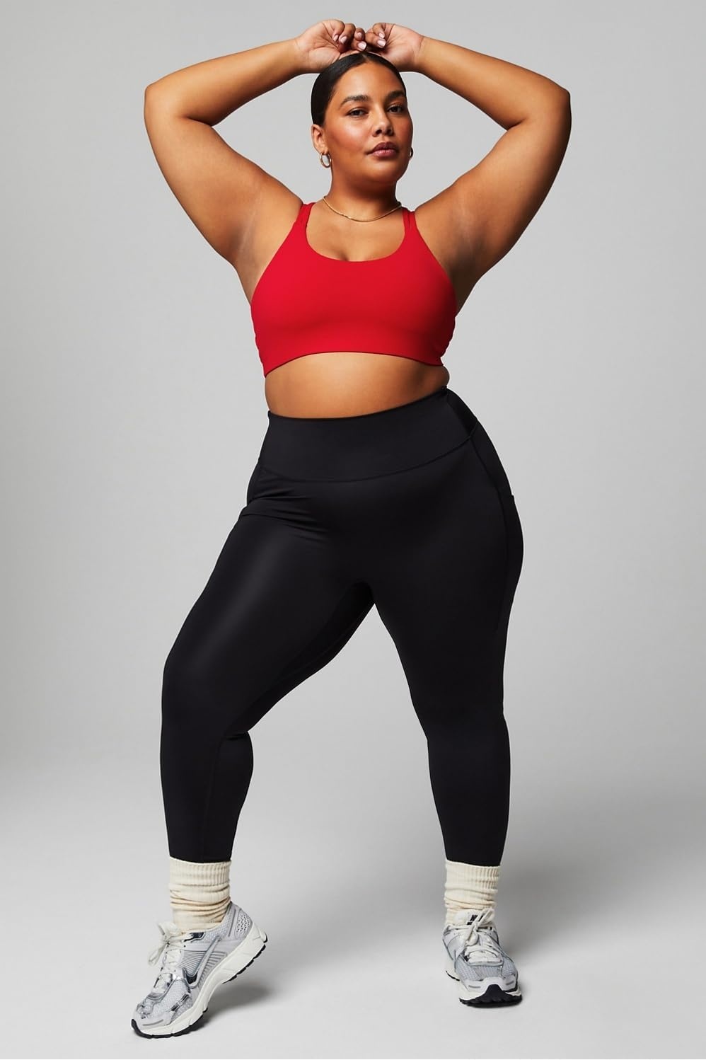 image:imageFabletics Womens Principal LowImpact BraHeated Red
