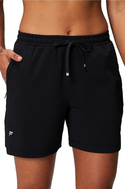 image:imageFabletics Womens The One Short MoistureWicking QuickDryBlack