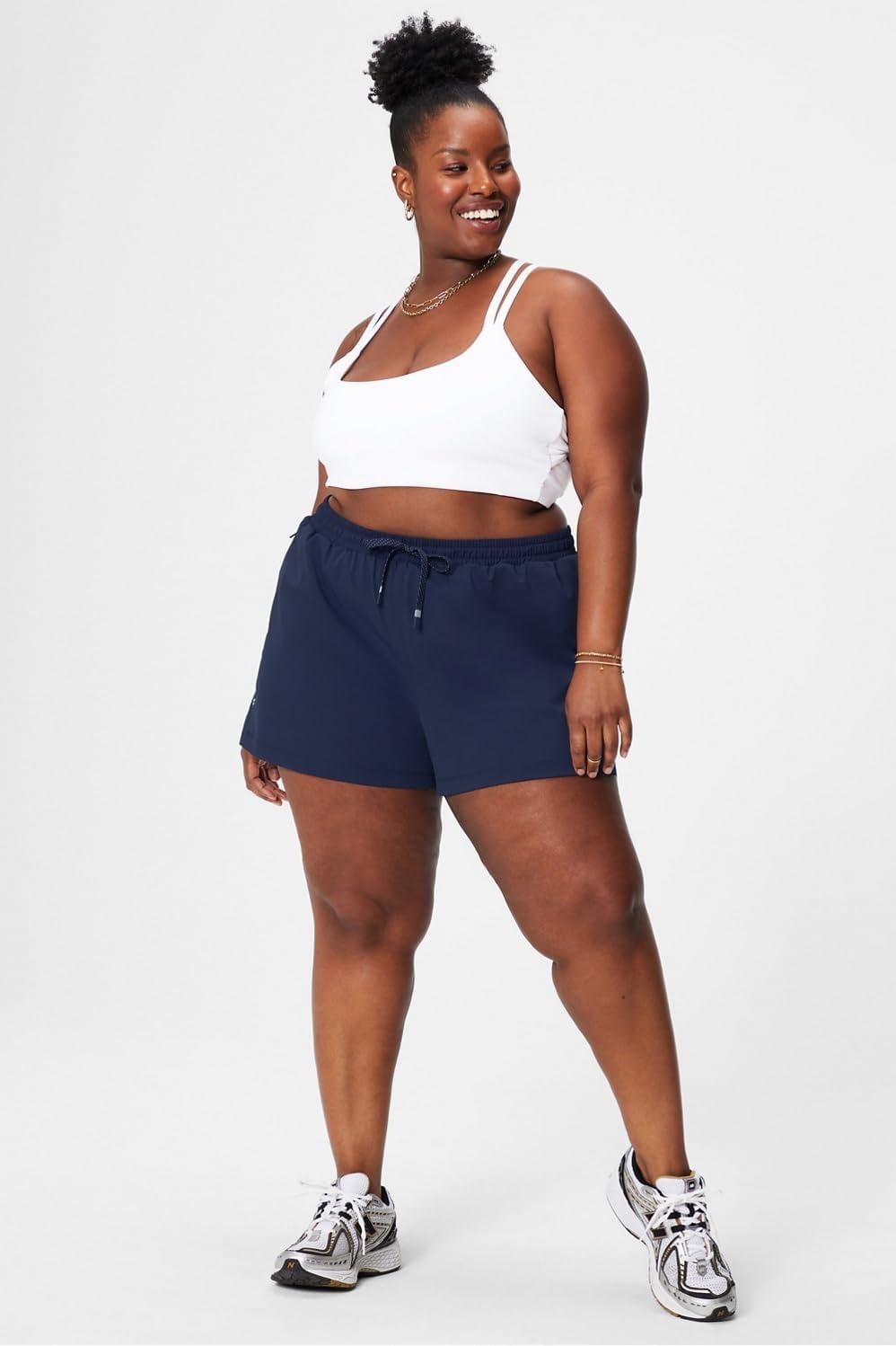 image:imageFabletics Womens The One Short MoistureWicking QuickDryDeep Navy