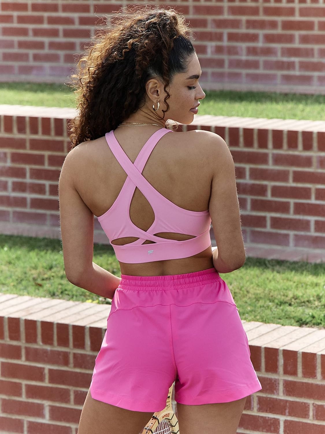 image:imageFabletics Womens The One Short MoistureWicking QuickDryThink Pink