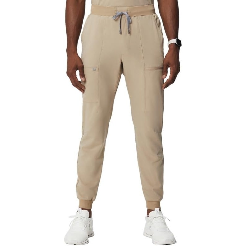 image:imageFabletics Mens AllShift 5Pocket Scrub Jogger MotionTech 4Way Stretch PocketPacked Lightweight SemiSlim FitChai