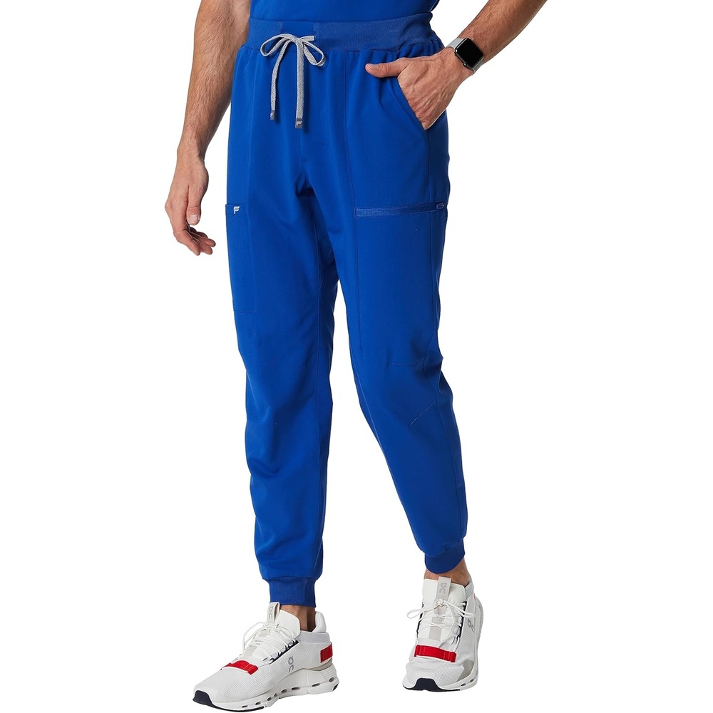 image:imageFabletics Mens AllShift 5Pocket Scrub Jogger MotionTech 4Way Stretch PocketPacked Lightweight SemiSlim FitRoyal Blue