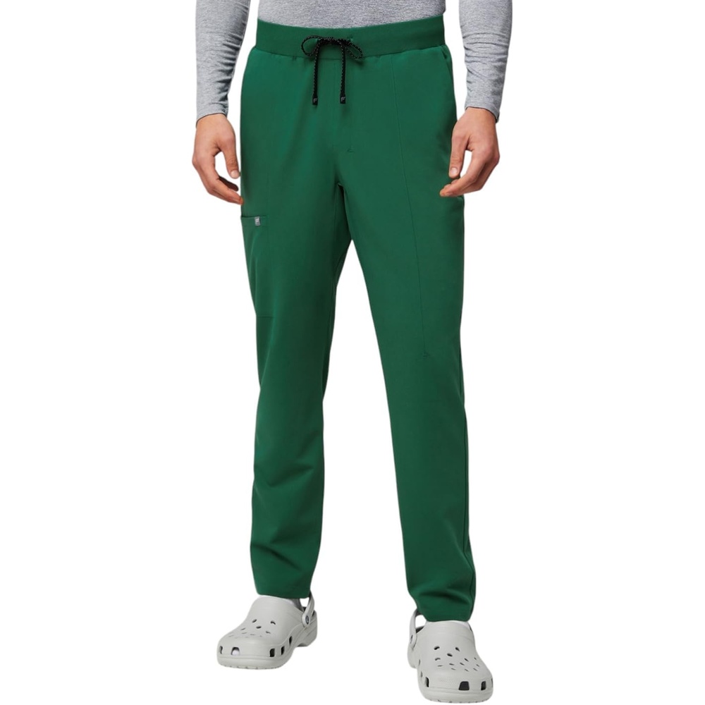 image:imageFabletics Mens Intake Scrub Pant MotionTech 4Way Stretch PocketPacked WrinkleResist SemiSlim FitHunter Green
