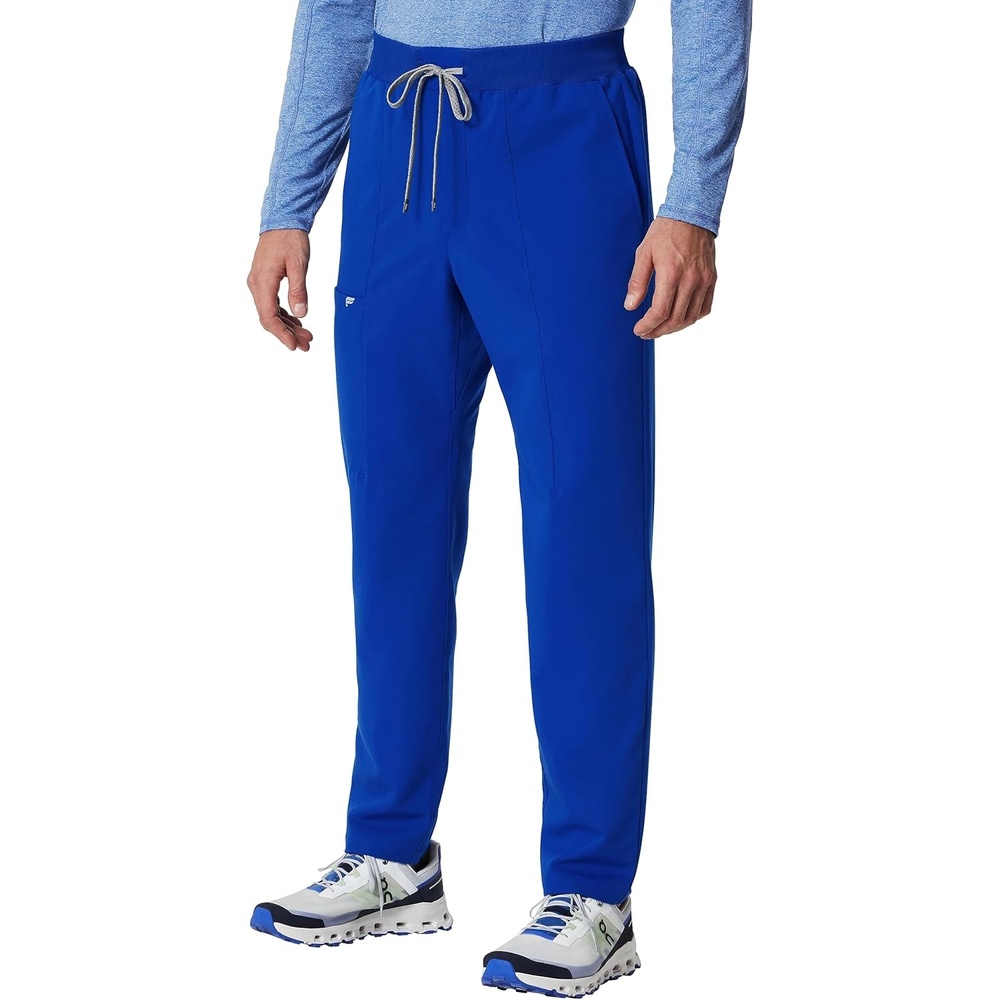image:imageFabletics Mens Intake Scrub Pant MotionTech 4Way Stretch PocketPacked WrinkleResist SemiSlim FitRoyal Blue