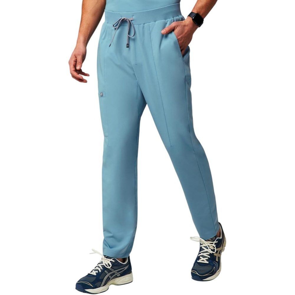 image:imageFabletics Mens Intake Scrub Pant MotionTech 4Way Stretch PocketPacked WrinkleResist SemiSlim FitWave
