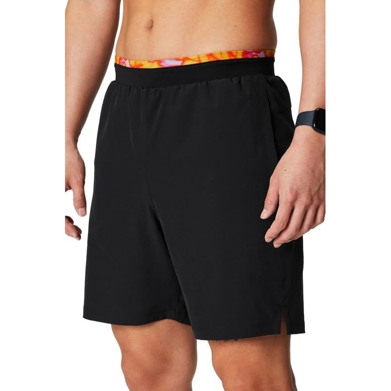 image:imageFabletics Mens The Fundamental Short II Workout Running Training Gym Yoga Ultra LightweightBlackPink Escape Summer Madness