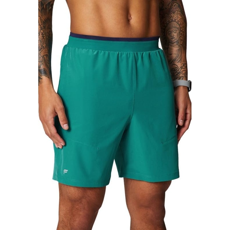 image:imageFabletics Mens The Fundamental Short II Workout Running Training Gym Yoga Ultra LightweightMiami Tide