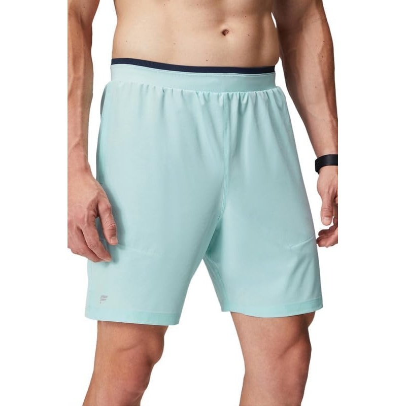image:imageFabletics Mens The Fundamental Short II Workout Running Training Gym Yoga Ultra LightweightNordic Blue