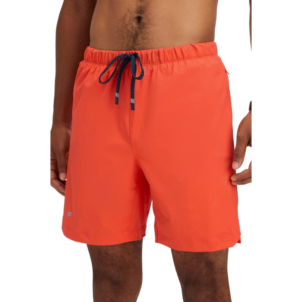image:imageFabletics Mens The One Short Unlined Training Swimming Lightweight QuickDry Zip Pocket Stretch WovenBright Flame