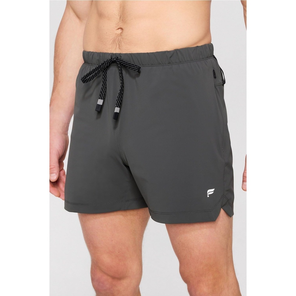 image:imageFabletics Mens The One Short Unlined Training Swimming Lightweight QuickDry Zip Pocket Stretch WovenOnyx