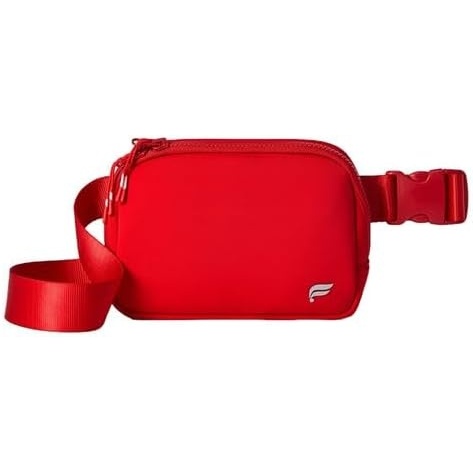 image:imageFabletics The Belt Bag Quick Dry Zip Pockets Clear OSHeated Red Neoprene
