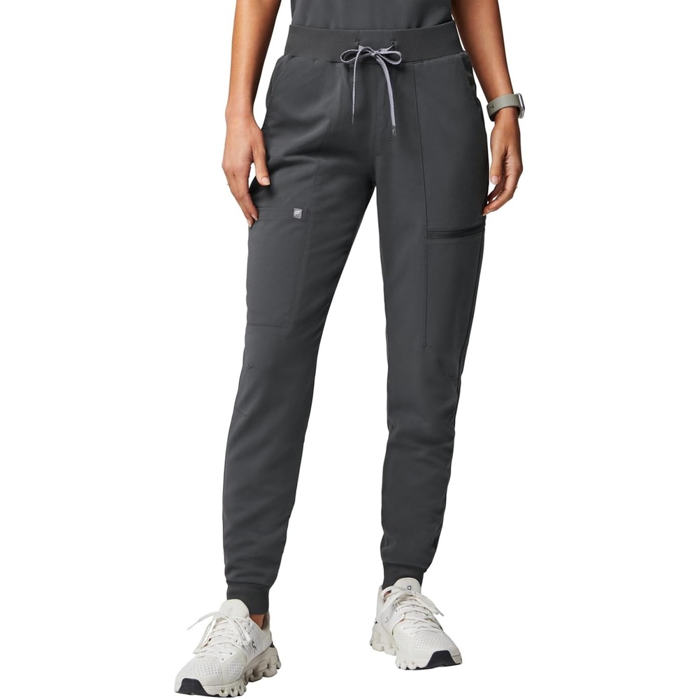 image:imageFabletics Womens Active Scrub Jogger MotionTech PocketPacked Lightweight WrinkleResist SemiSlim FitOnyx