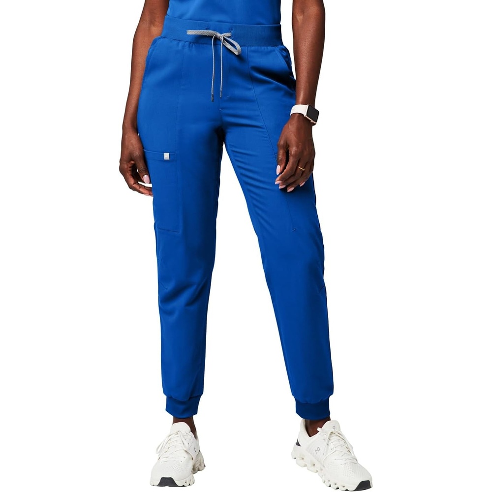 image:imageFabletics Womens Active Scrub Jogger MotionTech PocketPacked Lightweight WrinkleResist SemiSlim FitRoyal Blue