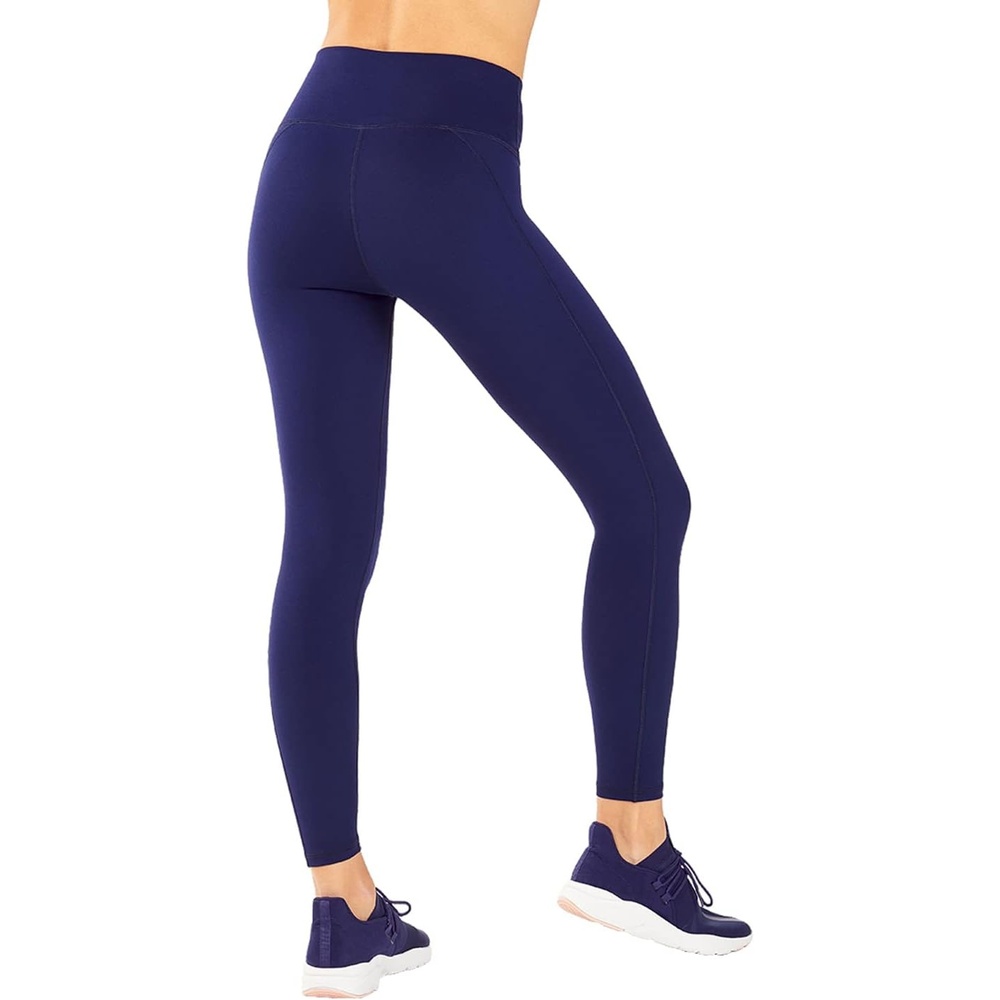 image:imageFabletics Womens Define HighWaisted Legging Workout Yoga Running Athletic Active Maximum Compression FlatteringCollegiate Navy