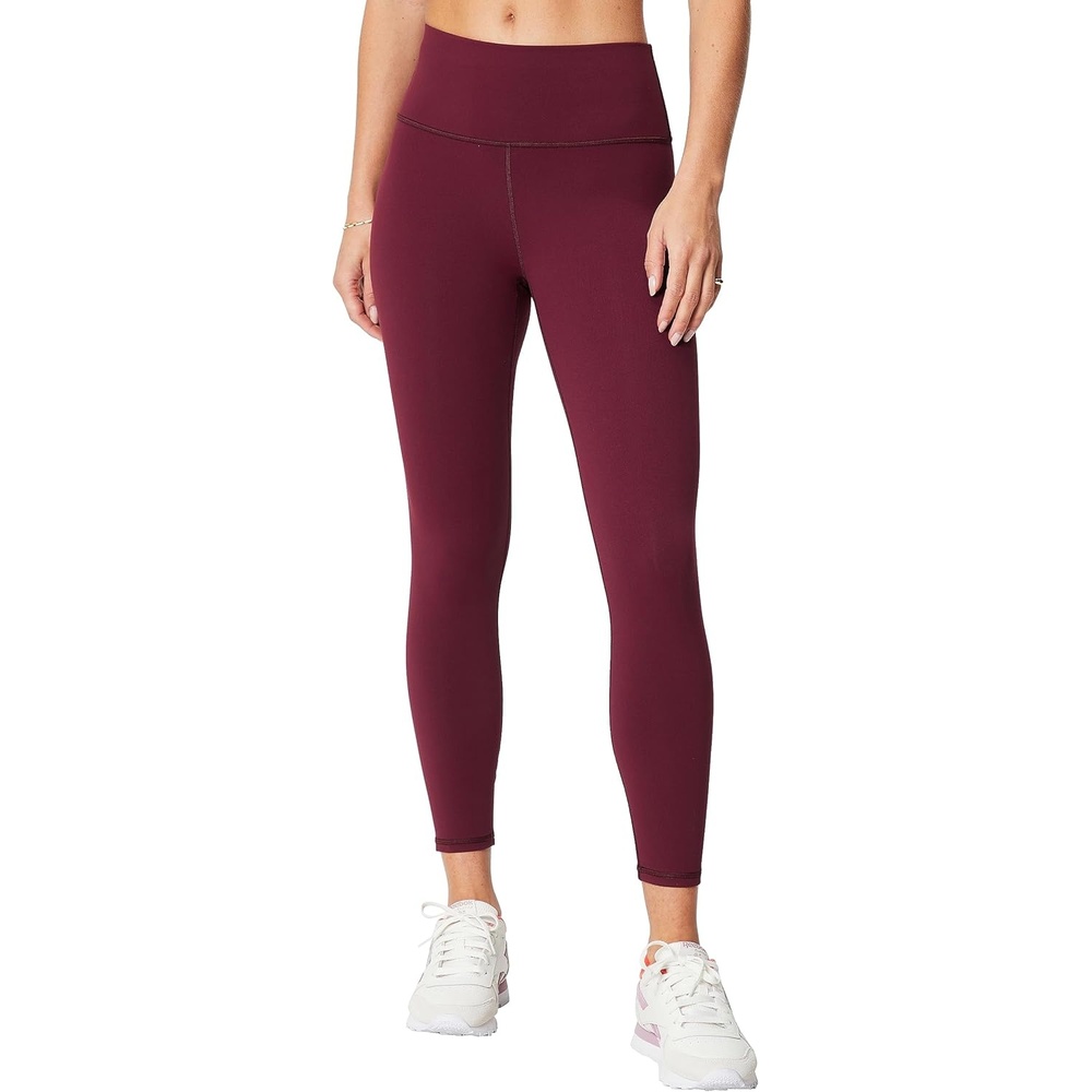 image:imageFabletics Womens Define HighWaisted Legging Workout Yoga Running Athletic Active Maximum Compression FlatteringMerlot