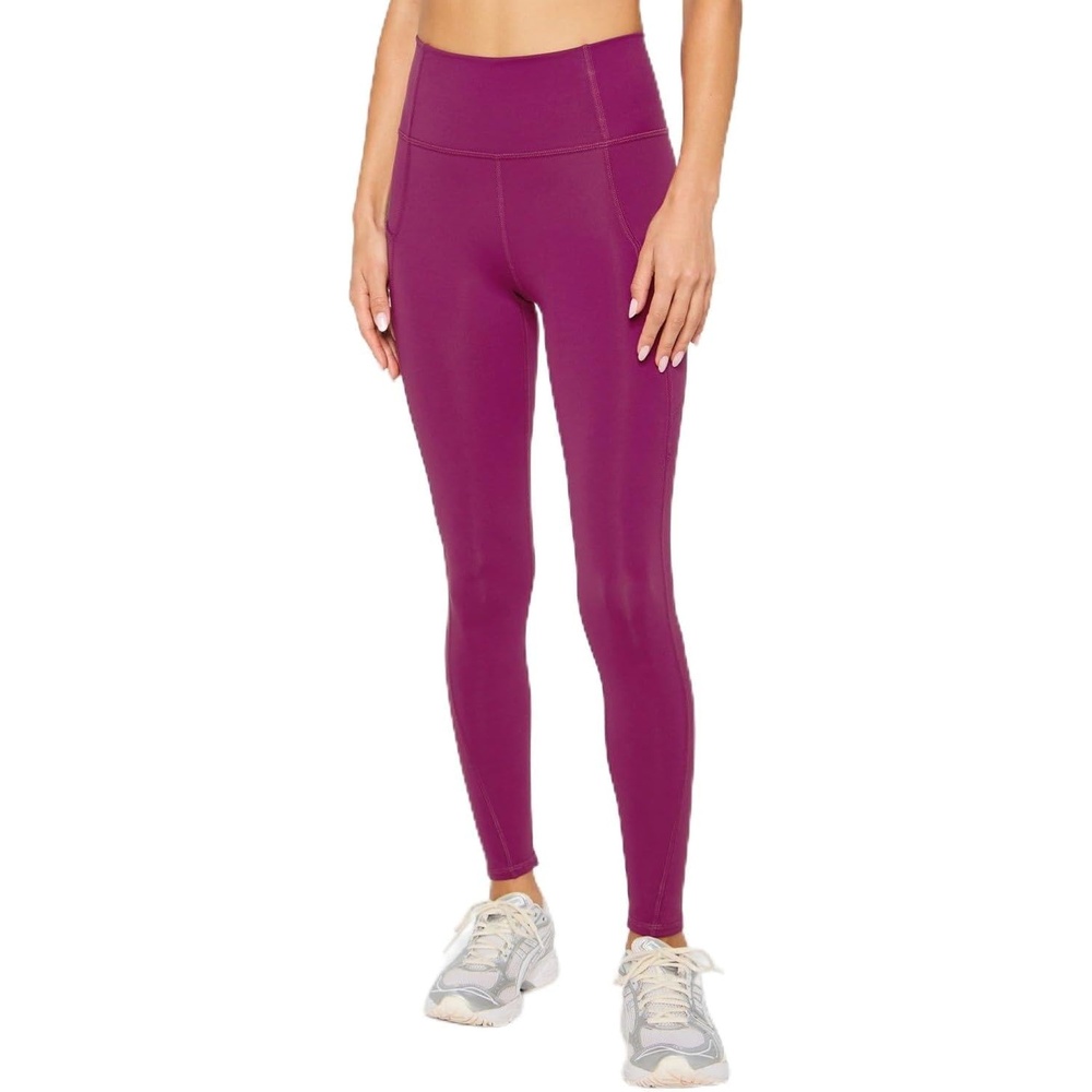 image:imageFabletics Womens Oasis PureLuxe HighWaisted LeggingBerry Crush