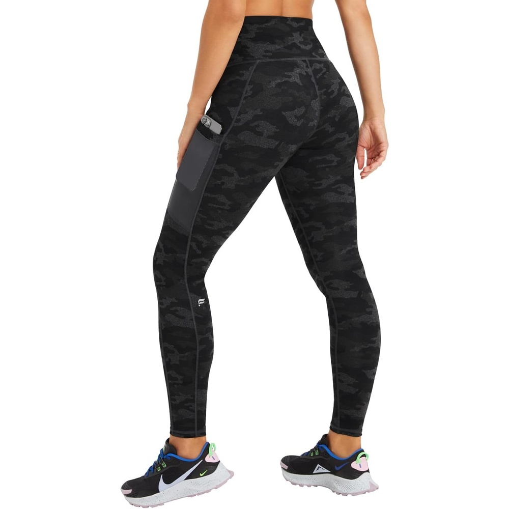 image:imageFabletics Womens OnTheGo PowerHold HighWaisted Legging Workout Yoga Maximum Compression FlatteringCharcoal Camo