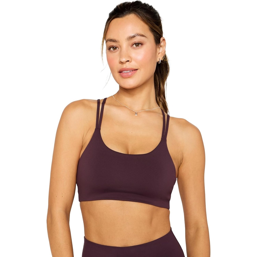 image:imageFabletics Womens Principal LowImpact BraOxblood