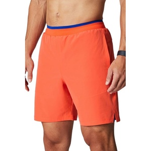 Fabletics Men’s The Fundamental Short II, Workout, Running, Training, Gym, Yoga, Ultra Lightweight(Passion Orange)