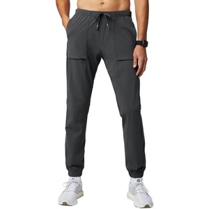 Fabletics Men’s The One Jogger, Quick-Dry, Hidden Pockets, Zip Pockets, UPF Protection, Anti-Stink, Lightweight(Onyx)