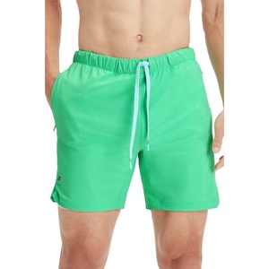 Fabletics Men’s The One Short (Unlined), Training, Swimming, Lightweight, Quick-Dry, Zip Pocket, Stretch Woven(Tropical Water)