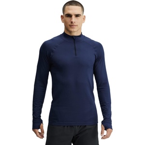 Fabletics Men’s The Training Day 1/4 Zip, Training, Performance, Athletic, Breathable, 4-Way Stretch(Classic Navy)
