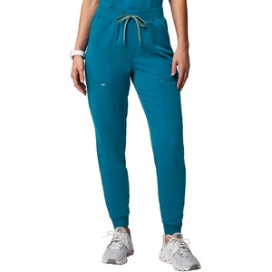 Fabletics Women’s Active Scrub Jogger – MotionTech, Pocket-Packed, Lightweight, Wrinkle-Resist, Semi-Slim Fit(Caribbean Blue)