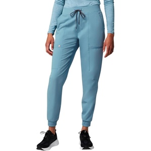 Fabletics Women’s Active Scrub Jogger – MotionTech, Pocket-Packed, Lightweight, Wrinkle-Resist, Semi-Slim Fit(Wave)