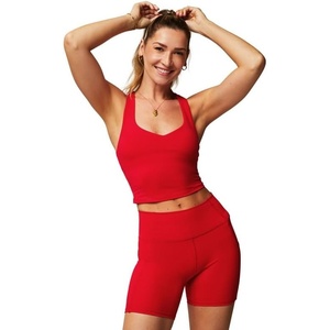 Fabletics Women’s Anywhere Built-in Bra Tank(Heated Red)