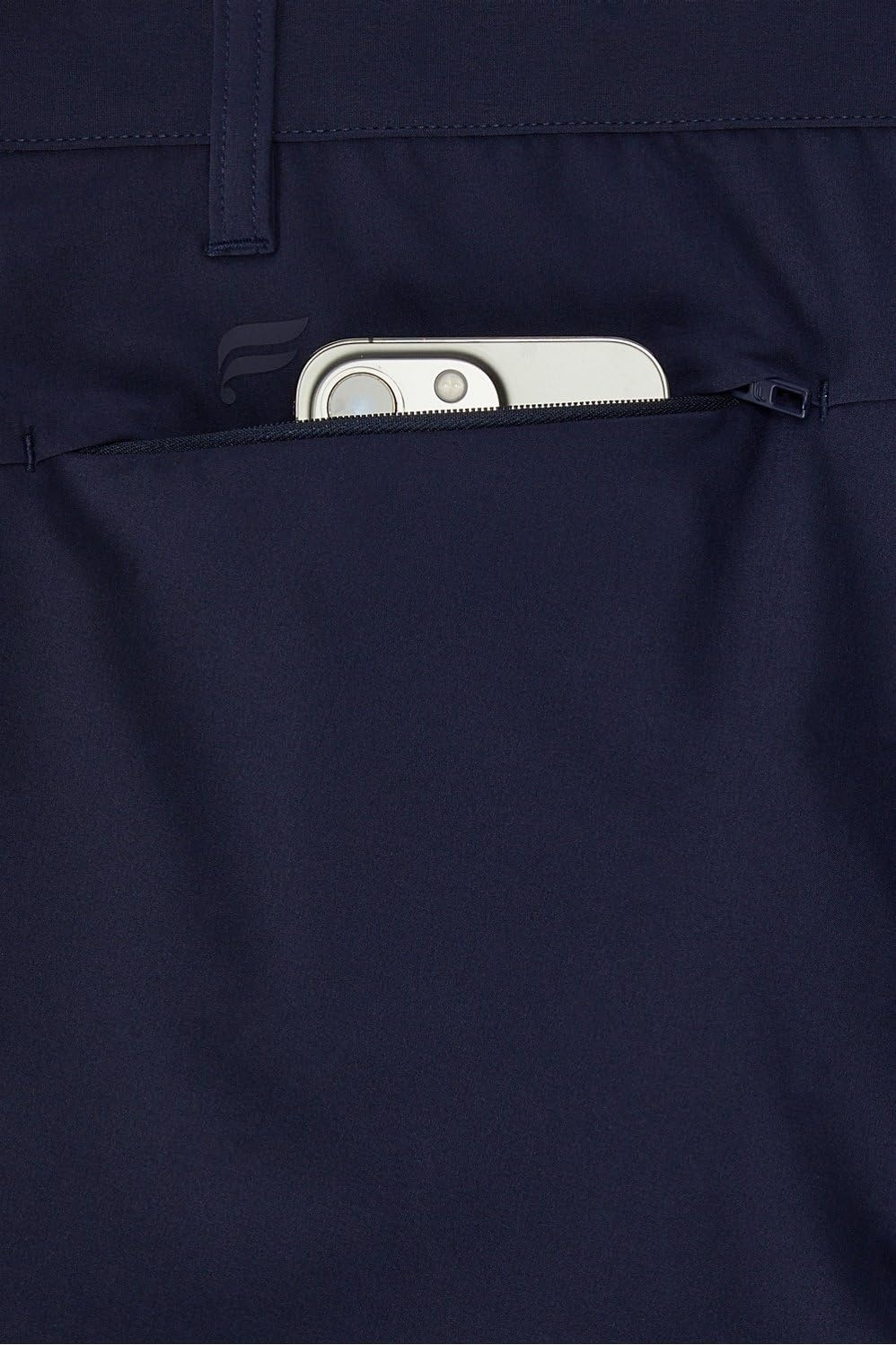 image:imageFabletics Mens Only Short Everyday Commuter Lightweight Liquid Resistant Secure Pockets 4WayStretch Streamlined FitDeep Navy