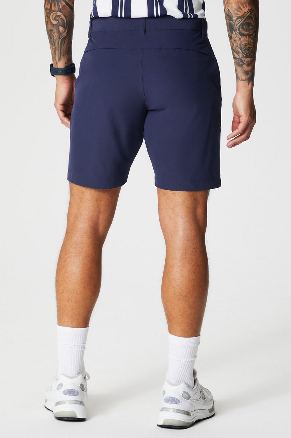 image:imageFabletics Mens Only Short Everyday Commuter Lightweight Liquid Resistant Secure Pockets 4WayStretch Streamlined FitDeep Navy