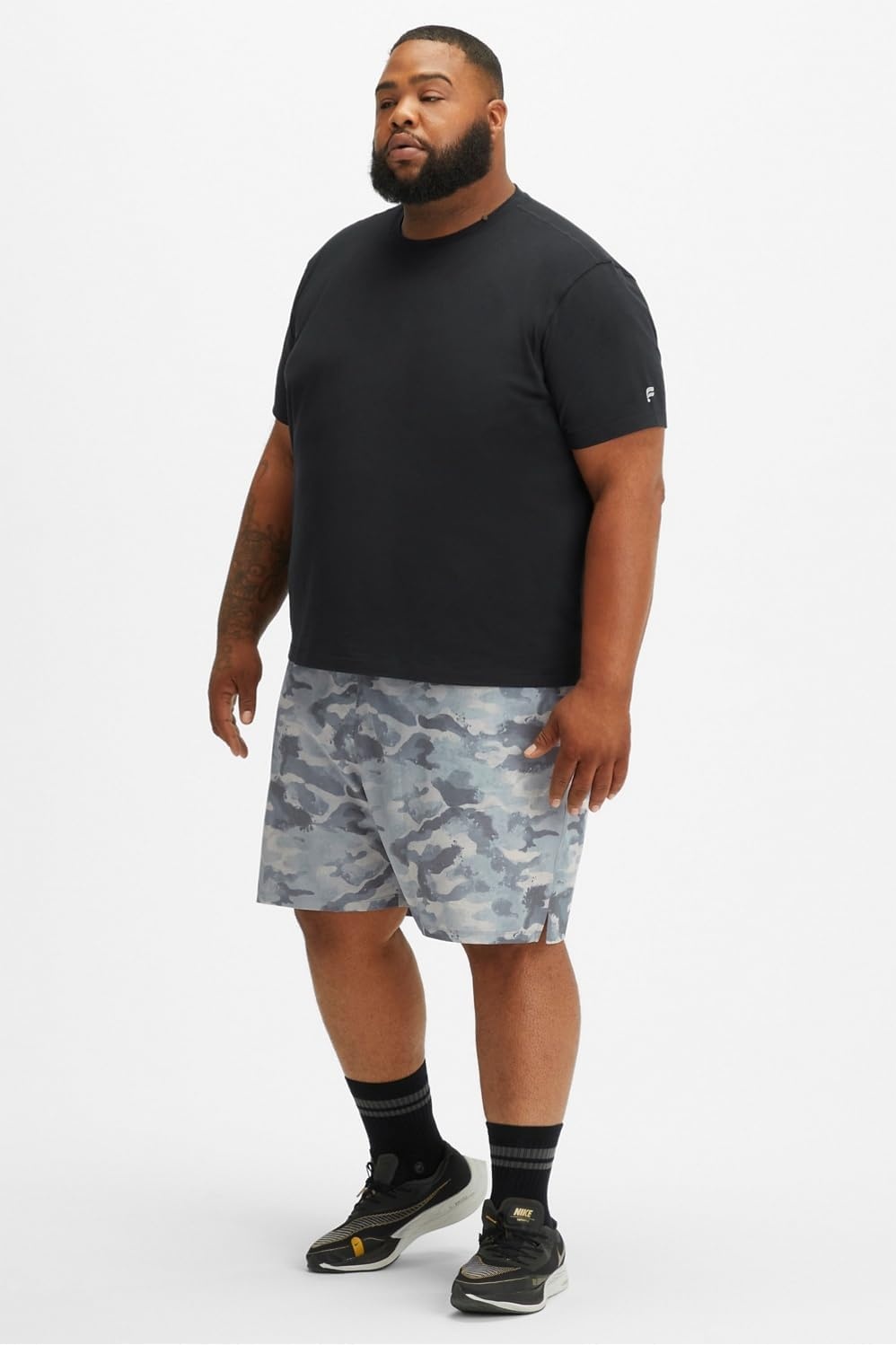 image:imageFabletics Mens The 247 Tee Hybrid365 Fabric Breathable Sweat Wicking AntiStink 4Way Stretch LightweightBlack