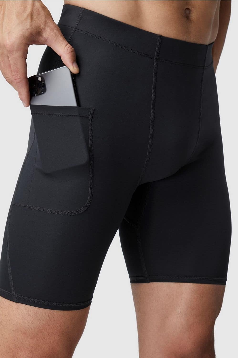 image:imageFabletics Mens The Baseline Short Workout Running Training Gym Athletic Performance High Stretch Nylon
