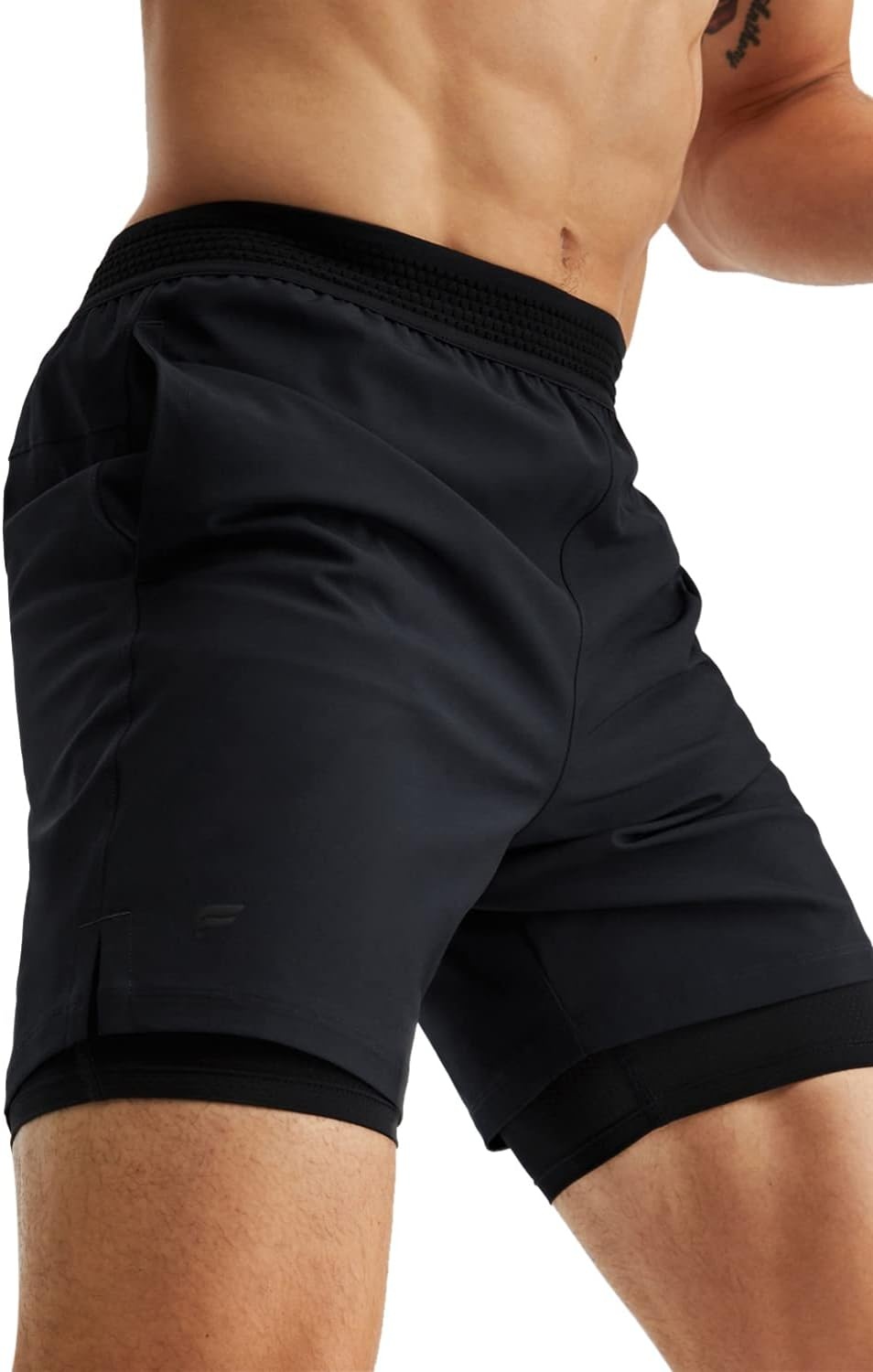 image:imageFabletics Mens The Fundamental Short Lined Workout Running Training Gym Yoga Ultra Lightweight AthleticBlack