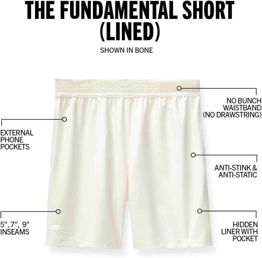 image:imageFabletics Mens The Fundamental Short Lined Workout Running Training Gym Yoga Ultra Lightweight AthleticBone