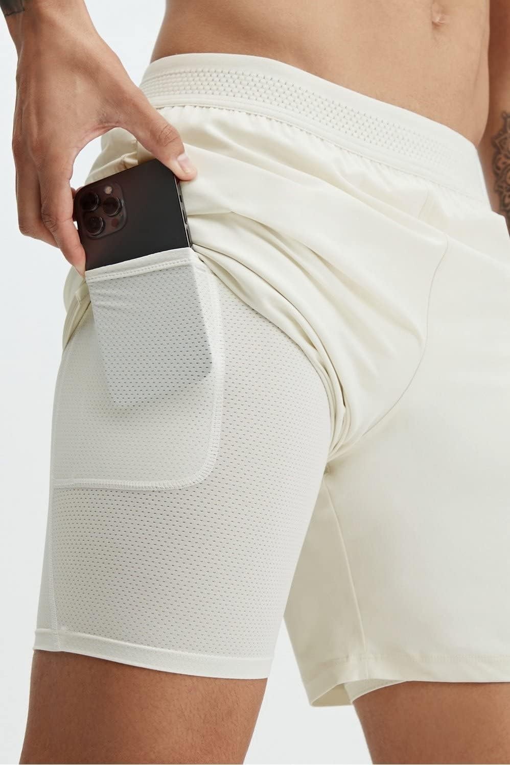 image:imageFabletics Mens The Fundamental Short Lined Workout Running Training Gym Yoga Ultra Lightweight AthleticBone