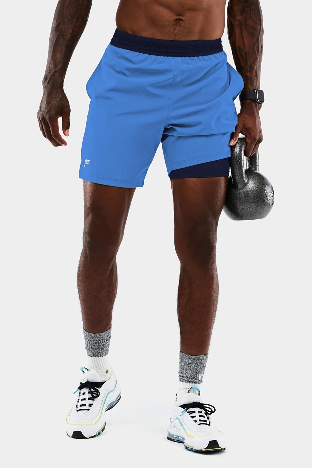 image:imageFabletics Mens The Fundamental Short Lined Workout Running Training Gym Yoga Ultra Lightweight AthleticClassic IndigoDeep Navy