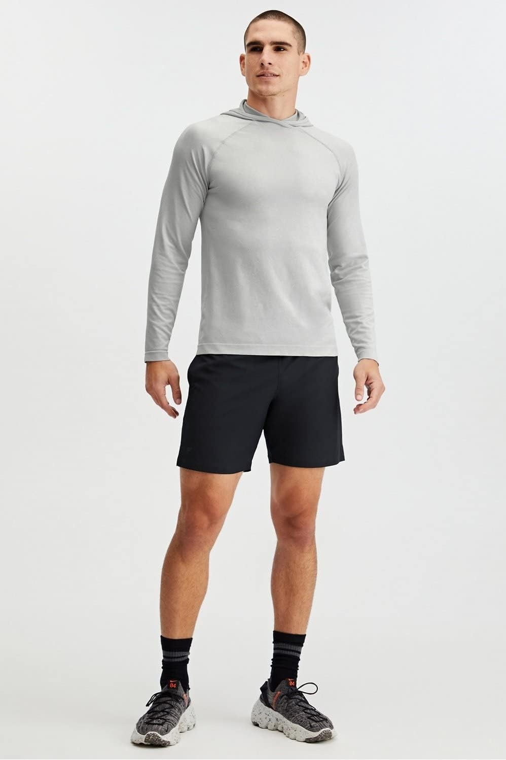 image:imageFabletics Mens The Fundamental Short Workout Running Training Gym Yoga Ultra Lightweight AthleticBlack