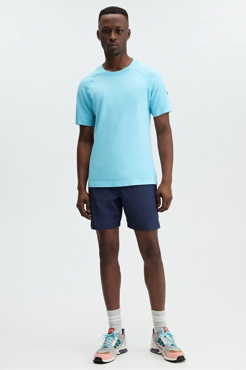 image:imageFabletics Mens The Fundamental Short Workout Running Training Gym Yoga Ultra Lightweight AthleticDeep Navy